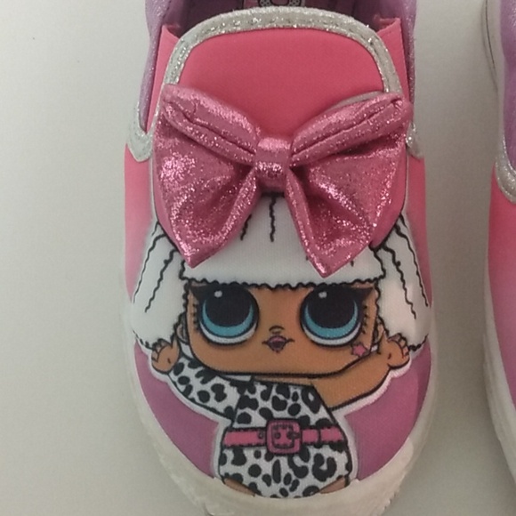 LOL SURPRISE! Size 10 kids shoes pink/purple - Picture 9 of 12